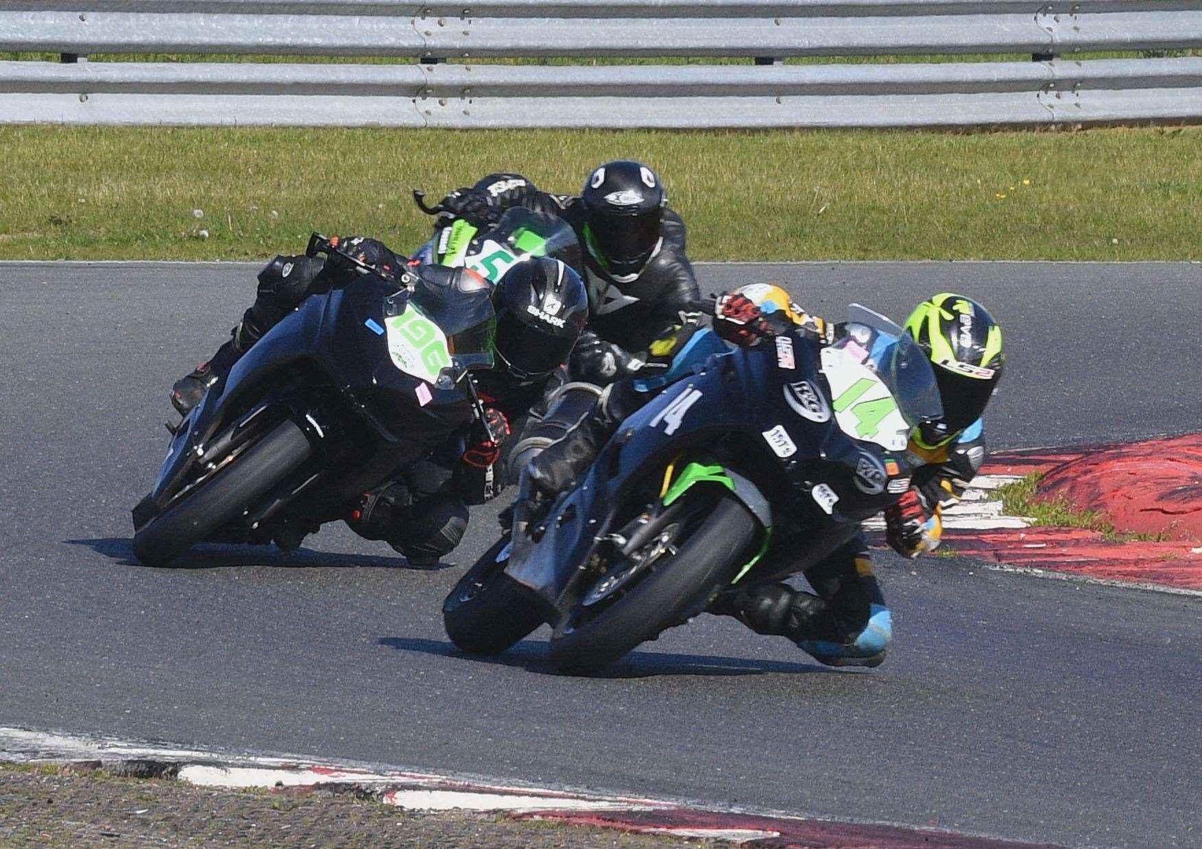 Finn Smart-Weeden leads the way at Snetterton Picture: Jenny Triker Wells