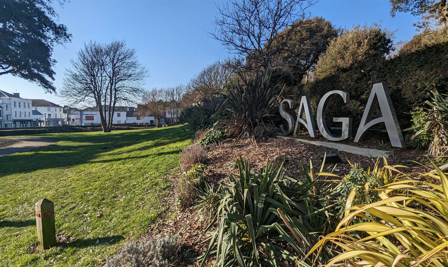 The entrance to Enbrook Park in Sandgate