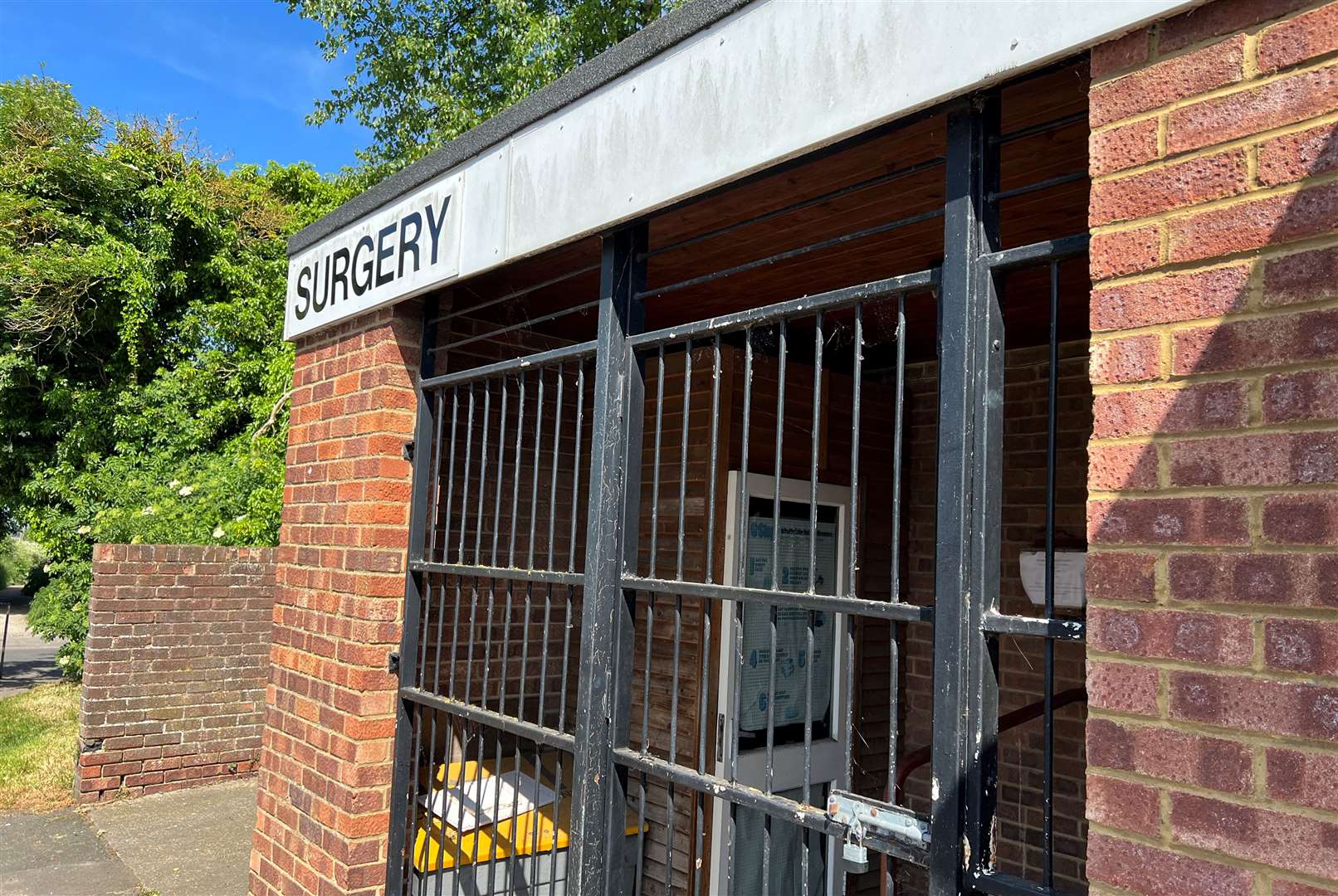 The entrance to the former Teynham Surgery. Picture: Megan Carr