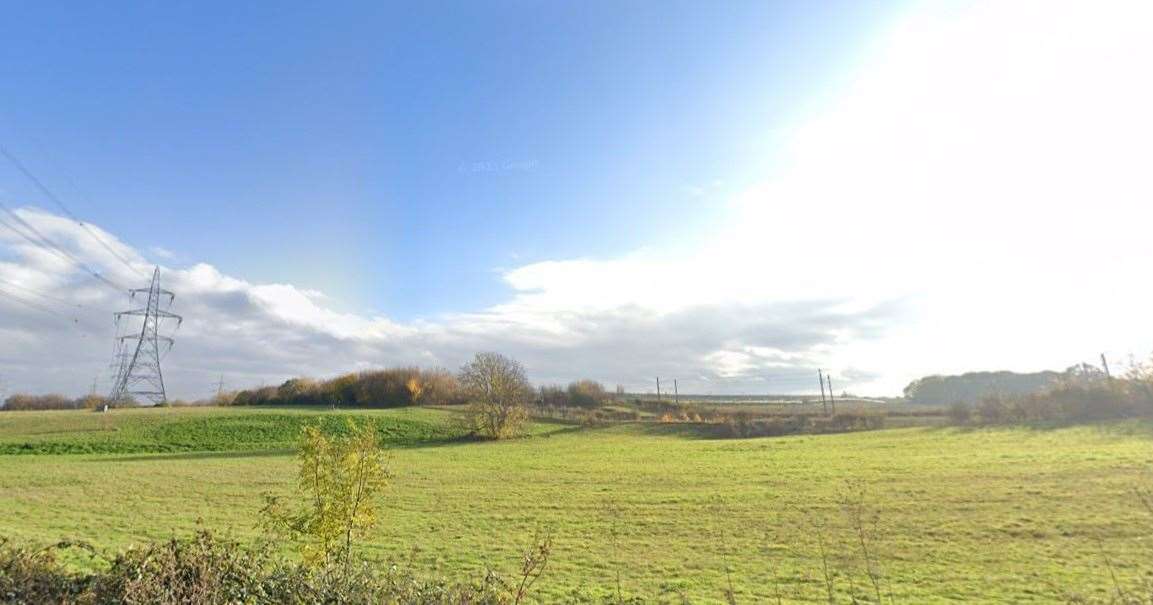 The land off Station Road where the facility could be built is designated as green belt. Picture: Google