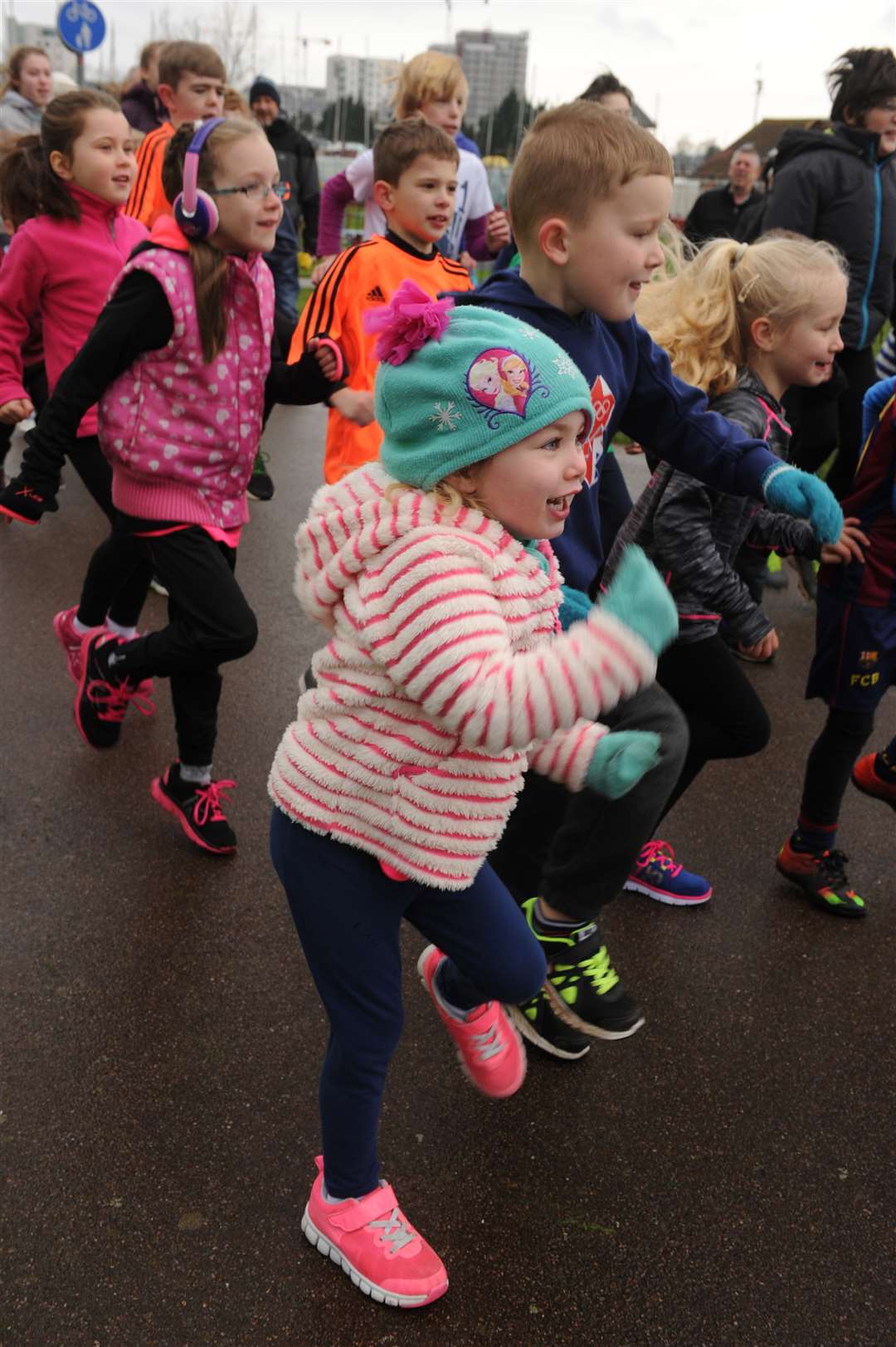 Junior Parkrun at the Strand