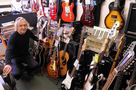 Les Best, owner of the Hatters Hall shop, Preston Street, Faversham