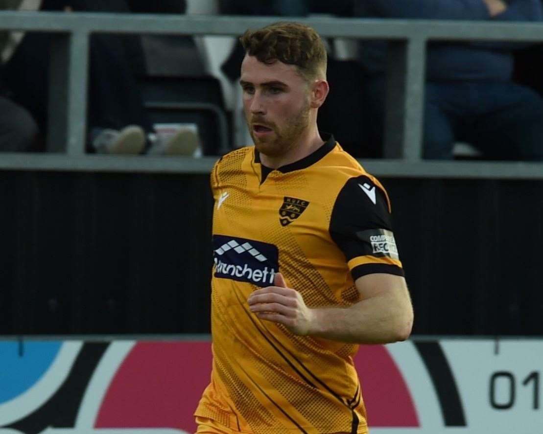 Maidstone United defender George Fowler. Picture: Steve Terrell