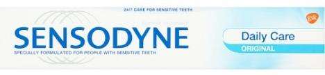 Sensodyne toothpaste also has less in a tube