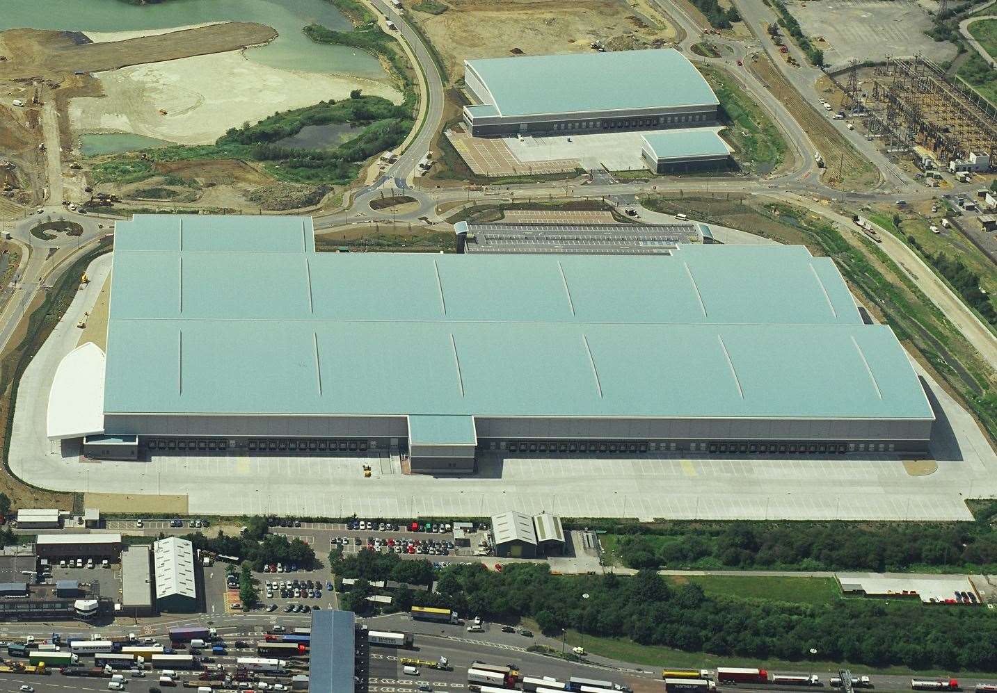 The Sainsbury's distribution centre in Dartford