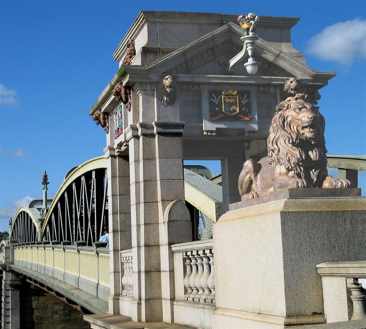 The Old Bridge side of Rochester Bridge. Picture: Chris Rogers.