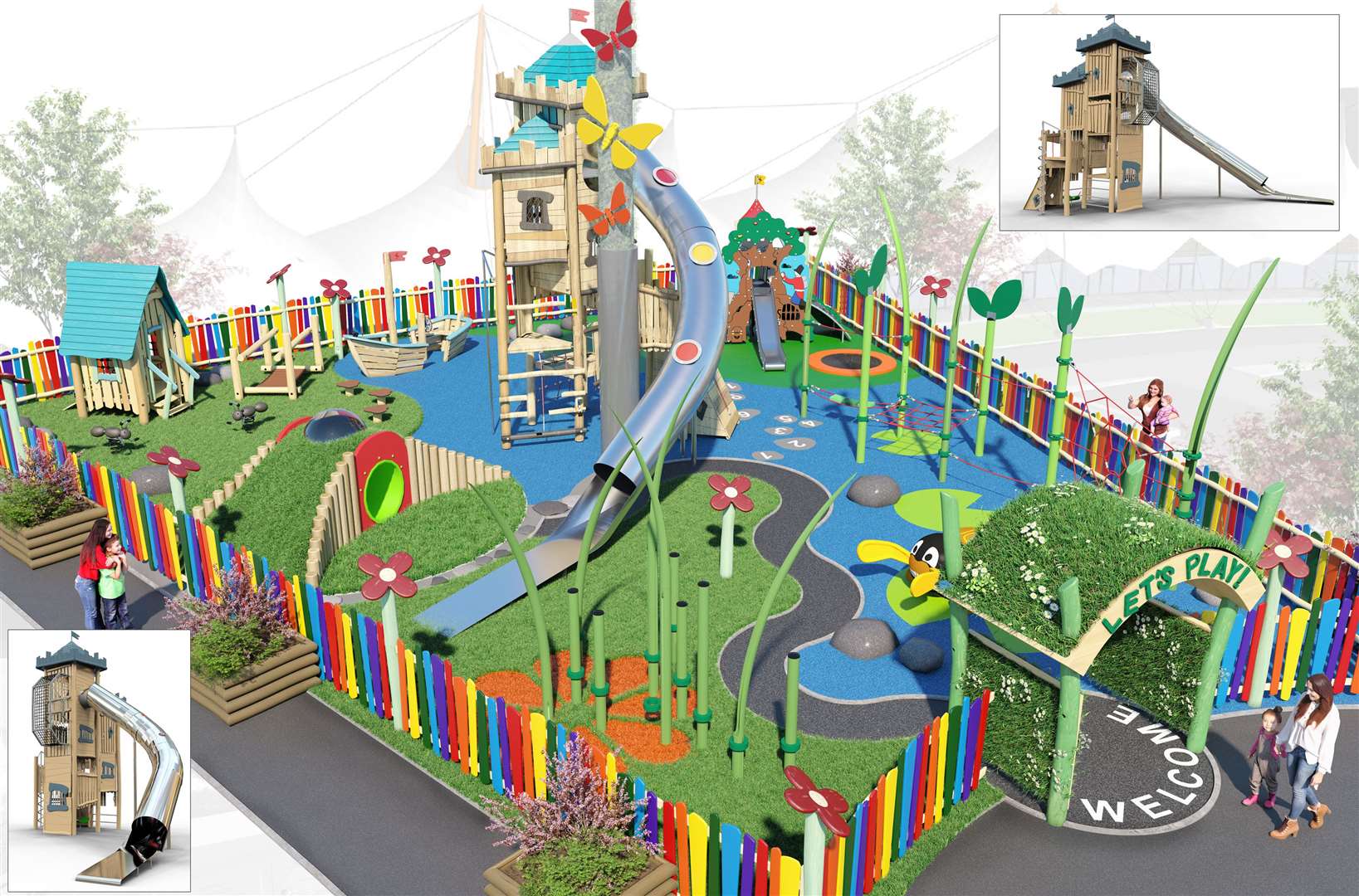 The new play area will open later this month