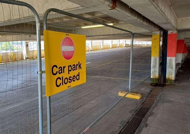 Part of The Brook multi-storey remains closed