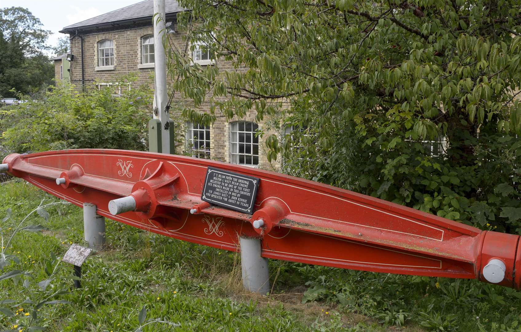 The beam from the Bolton and Watt beam engine, installed in 1805