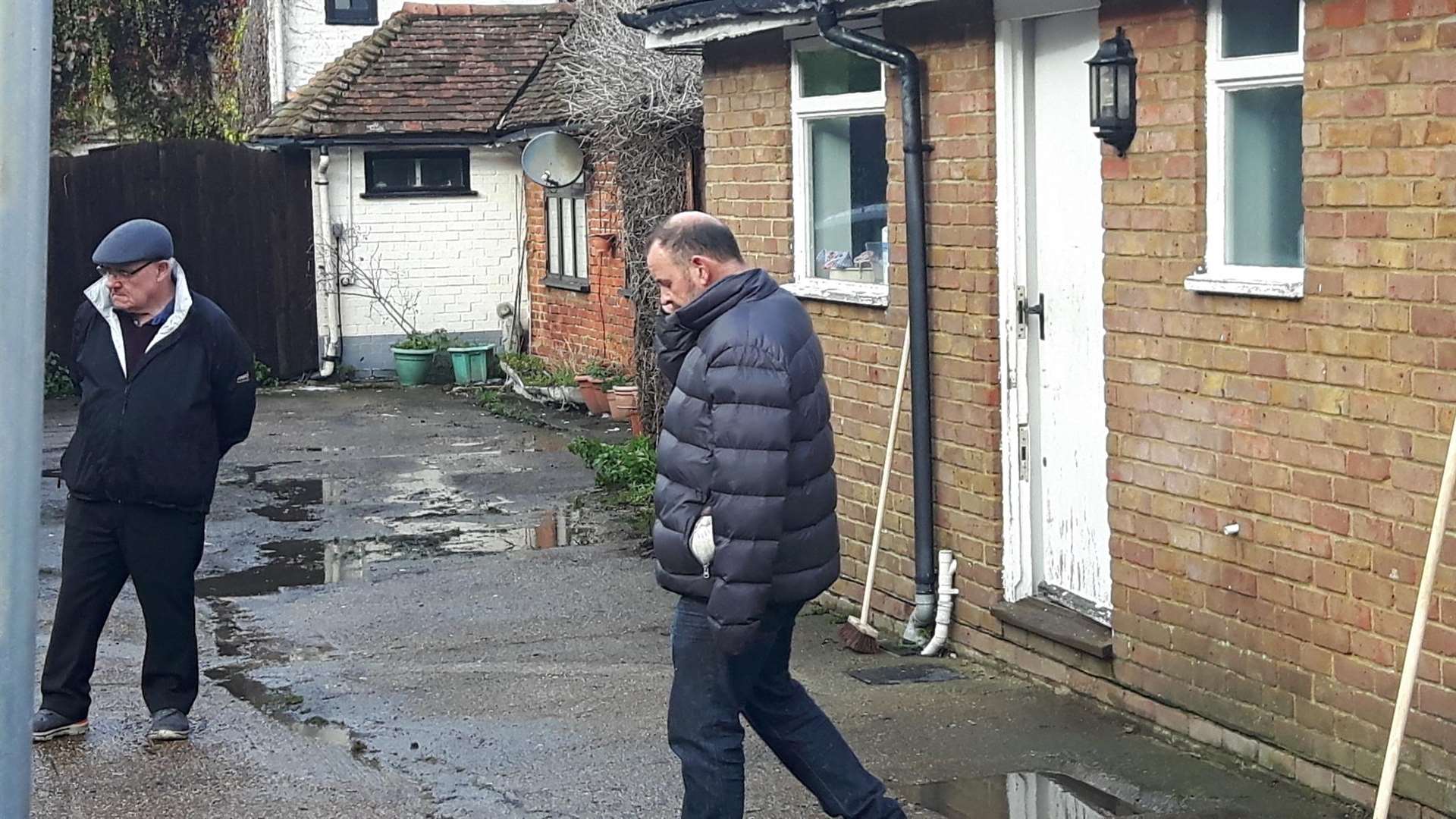 Fred and David Williams, owners of the FJ Williams' joinery workshop which caught fire in Teynham in the early hours of Wednesday (Nov 7)