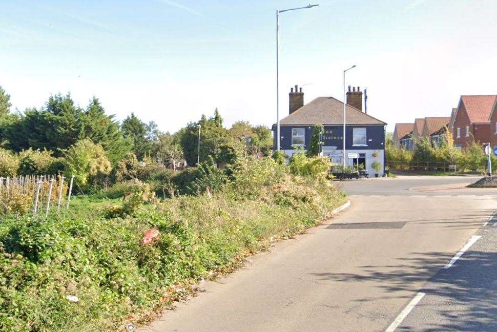 Lower Rainham Road near the Three Sisters pub in Rainham is set to close. Picture: Google Maps