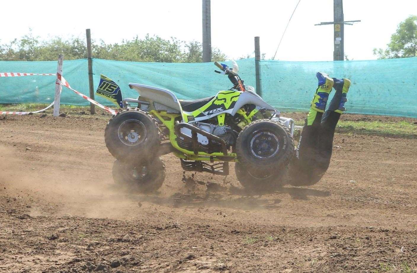 Bentley Garrett instantly took to quad bike racing. Picture: TopShot Motorsport Images