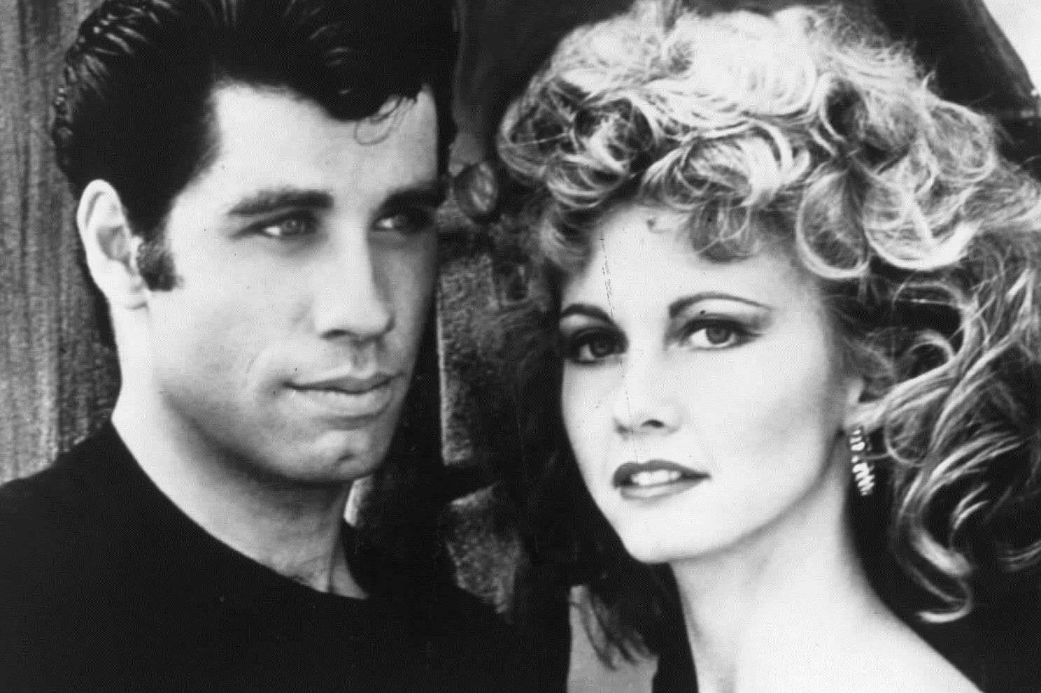 John Travolta and Olivia Newton-John in Grease