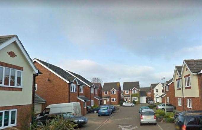 The fire happened at a property in Oyster Close, Herne Bay. Pic: Google Street View (9741599)