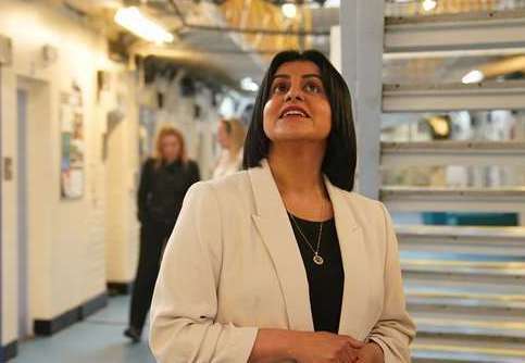 Justice Secretary Shabana Mahmood during a visit to HMP Bedford in July (Joe Giddens/PA)