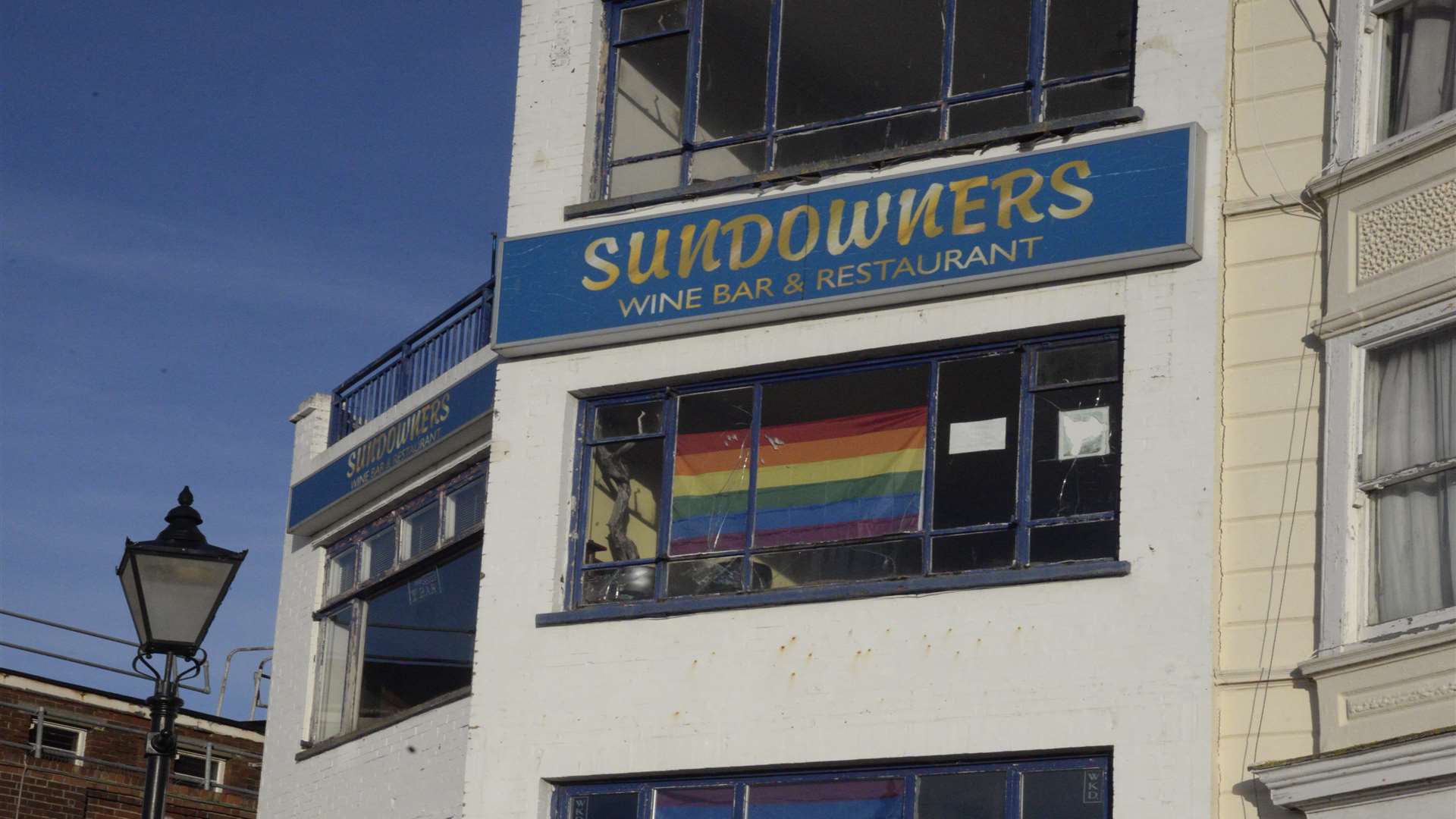 Sundowners Bar on Margate seafront