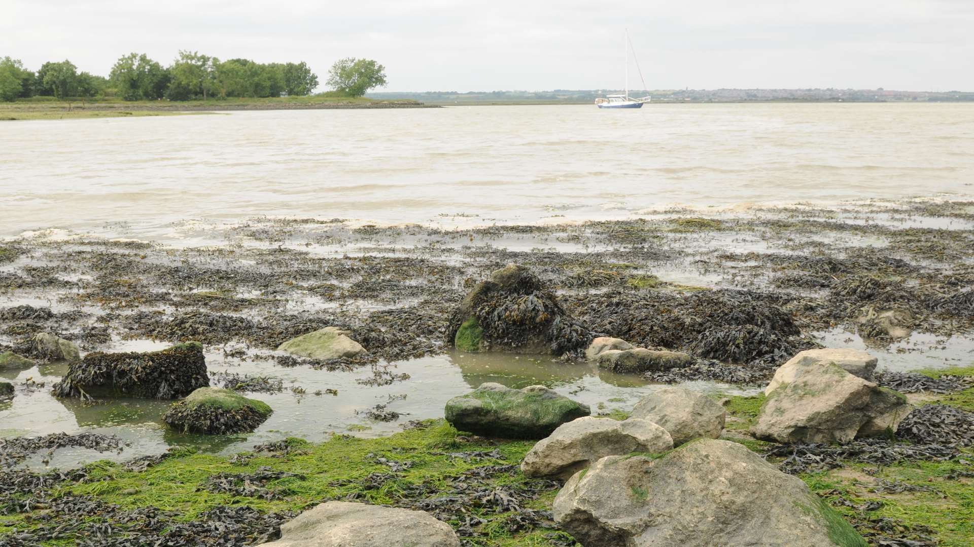 The River Medway at Gilingham.