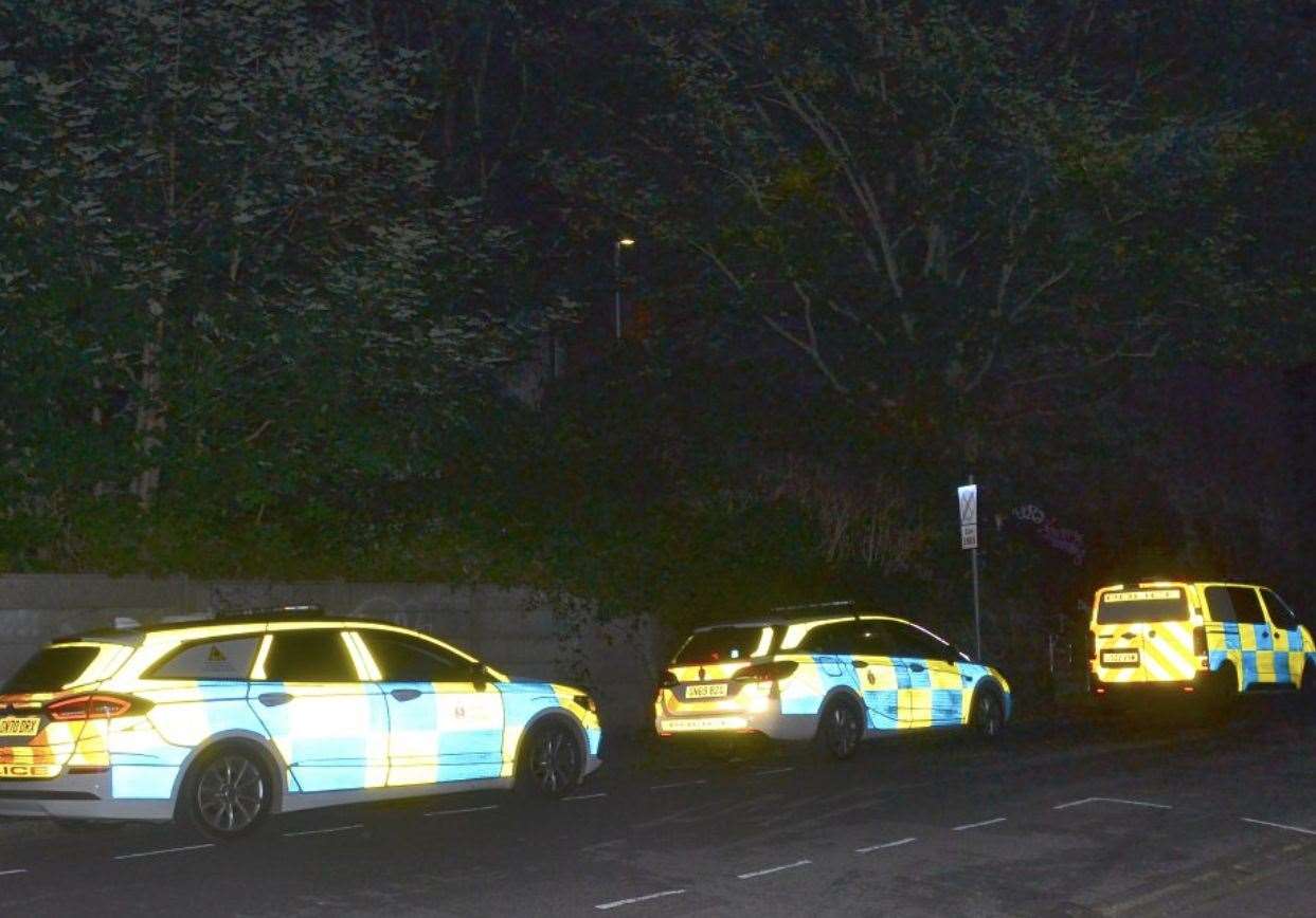 Police were called to Bradstone Road in Folkestone where a man was stabbed in the head. Picture: UKNIP