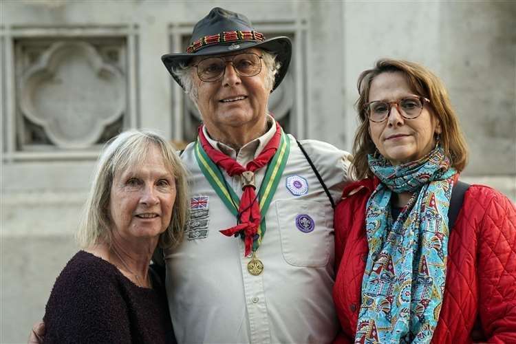 Valerie Prebble, Neil Emberley and Moya O’Shea. Picture: Danny Lawson/PA