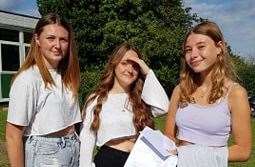 Roisin Aldridge, Avalon Drew and Taya Carver of St Anselm's