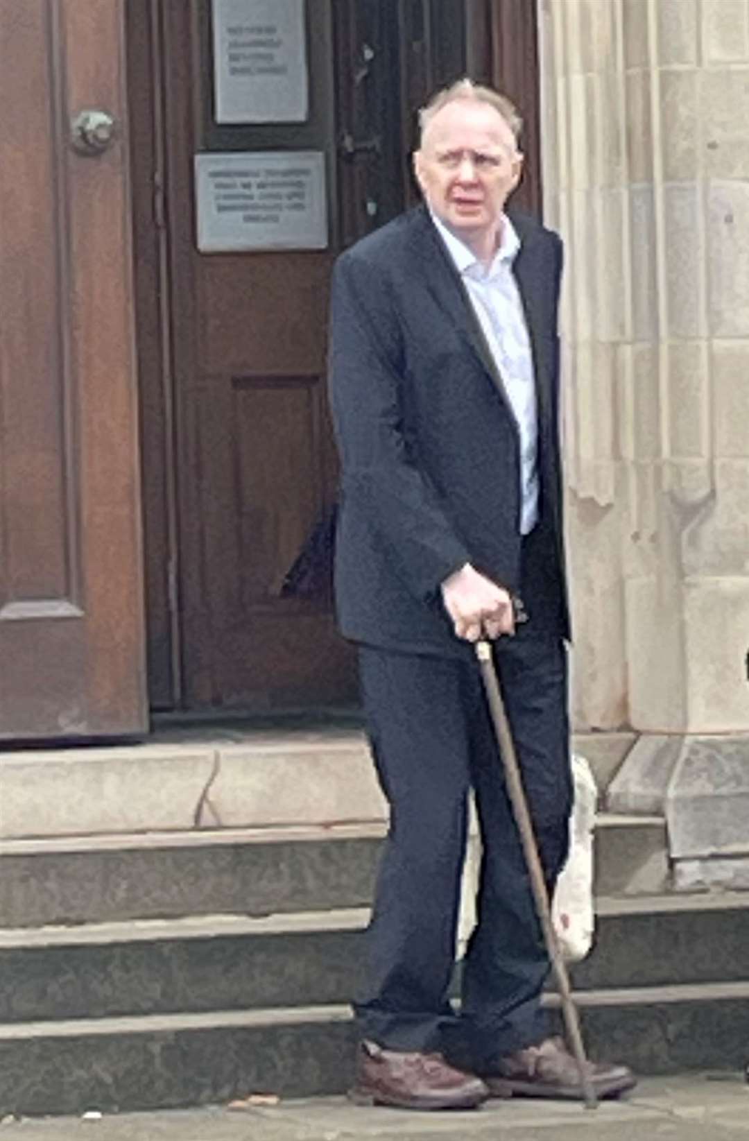 Anthony Palmer outside Maidstone Magistrates Court