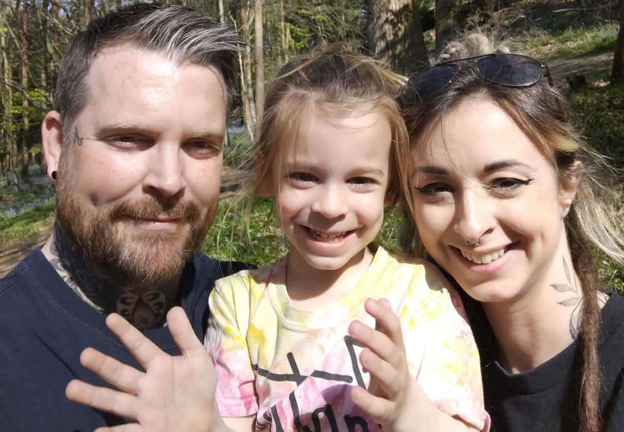 Leon Zanre with his wife Zoe and son Abel Picture: Leon Zanre