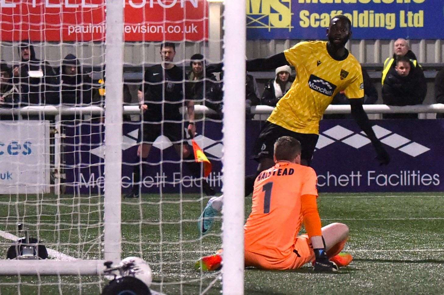 Four goals in four games for in-form striker Mo Faal. Picture: Steve Terrell