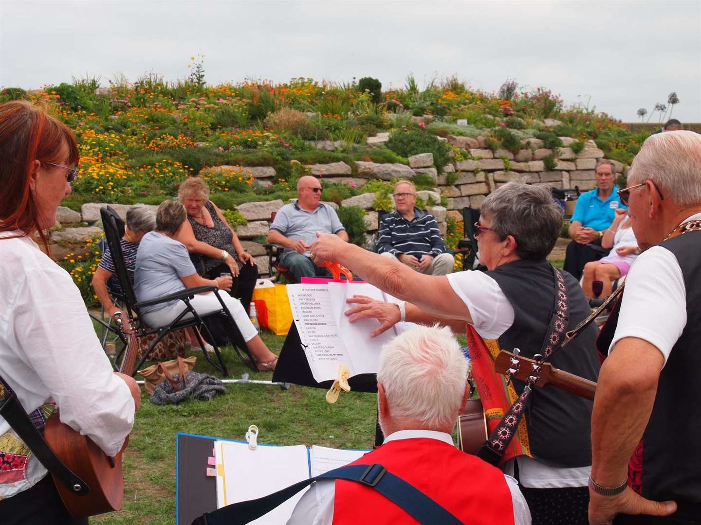 Sandown Community Garden Group relies on fundraising like this picnic in 2017