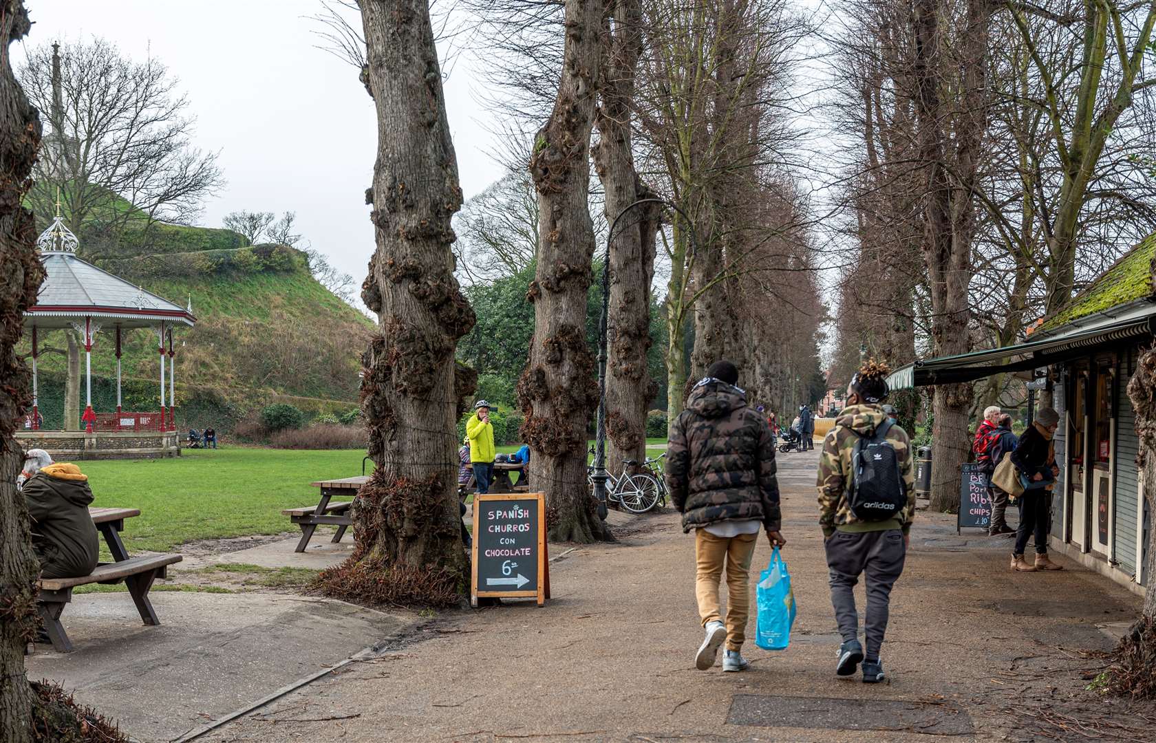 Some of the incidents happened in Dane John Gardens, Canterbury. Picture: Jo Court