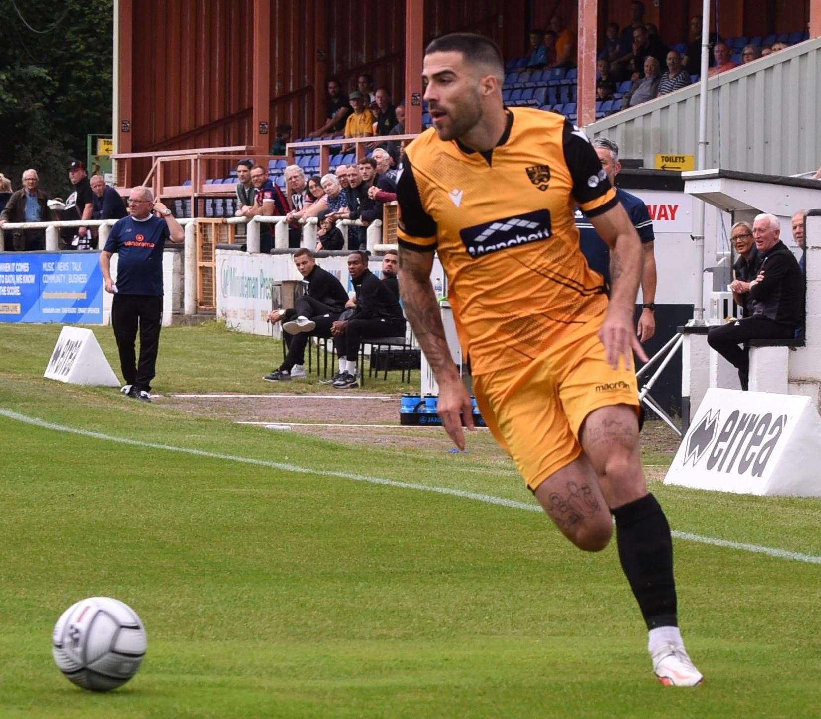 Former Maidstone United winger Joan Luque - has opted to return to his home country of Spain. Picture: Steve Terrell