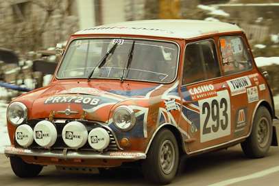 Bill Richards in action in a previous Monte Carlo Rally