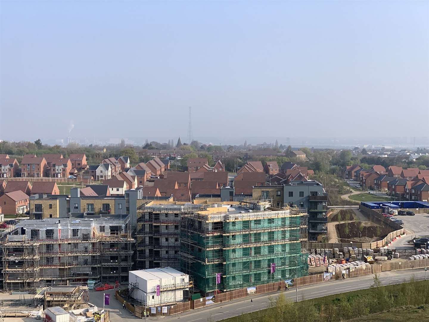 Construction work on Ebbsfleet Garden City (13834591)