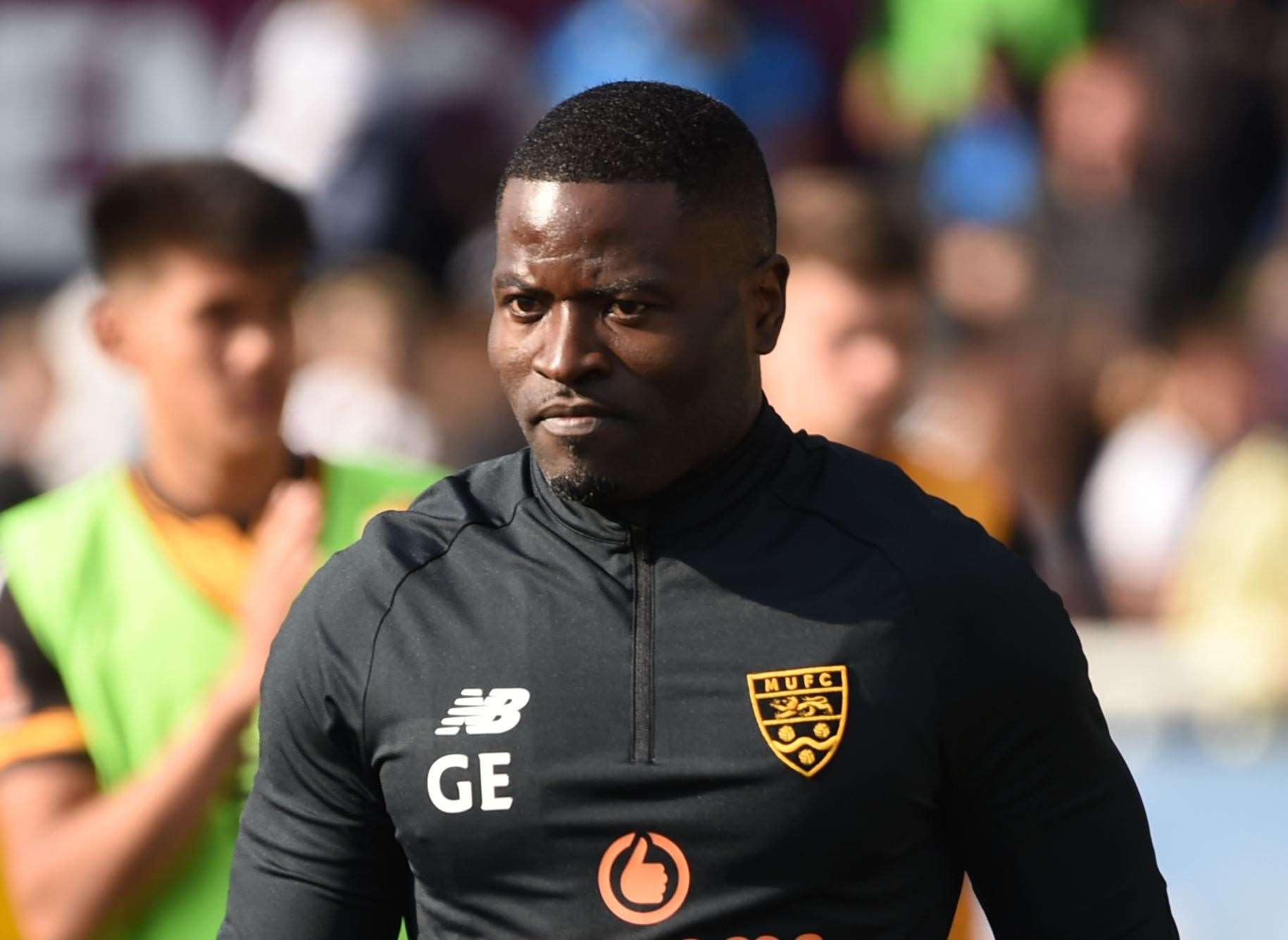 Maidstone United manager George Elokobi. Picture: Steve Terrell