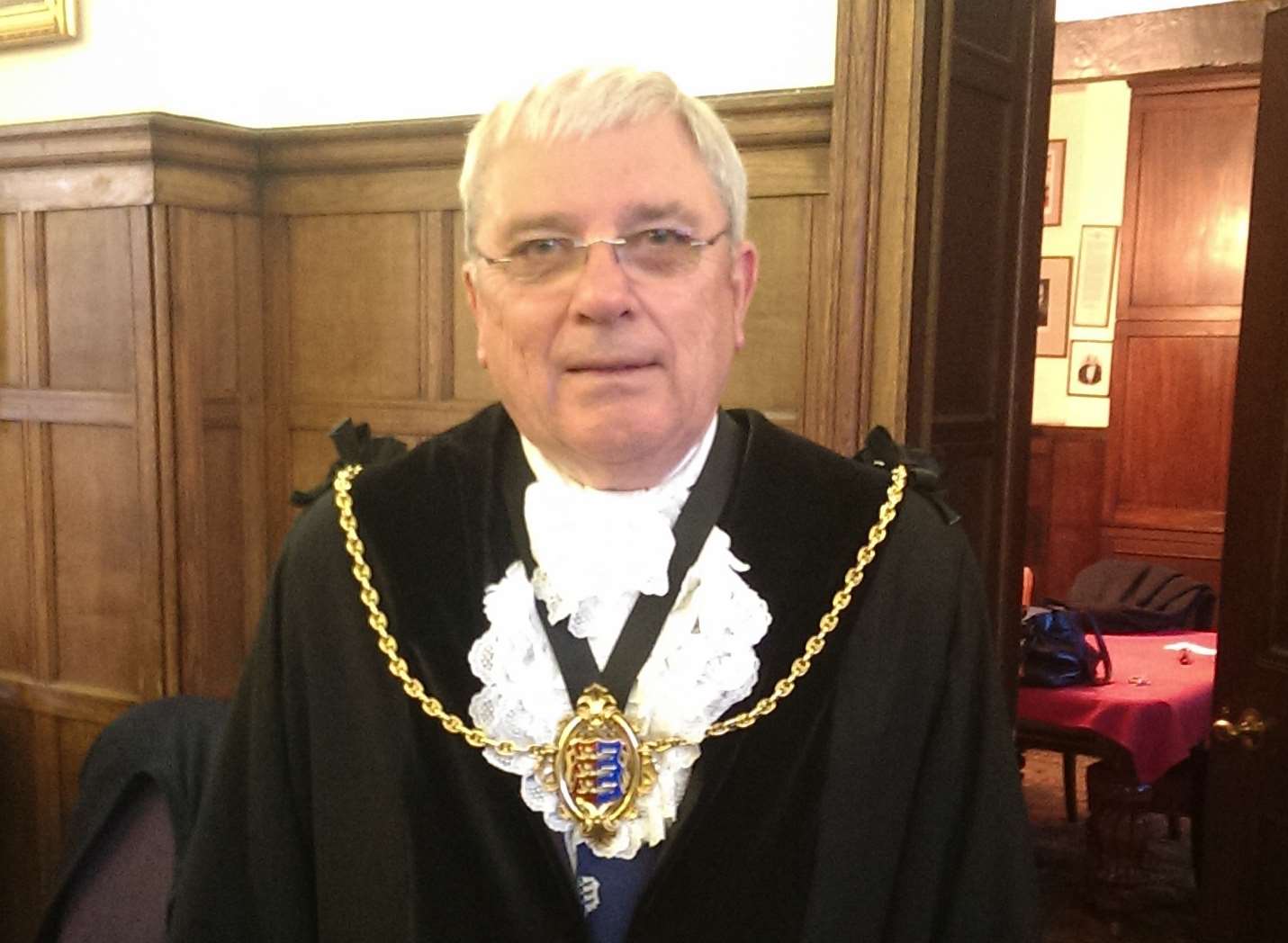 The mayor of Sandwich, Cllr Paul Graeme