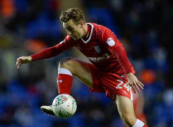 Greg Cundle in action for Gillingham Picture: Ady Kerry