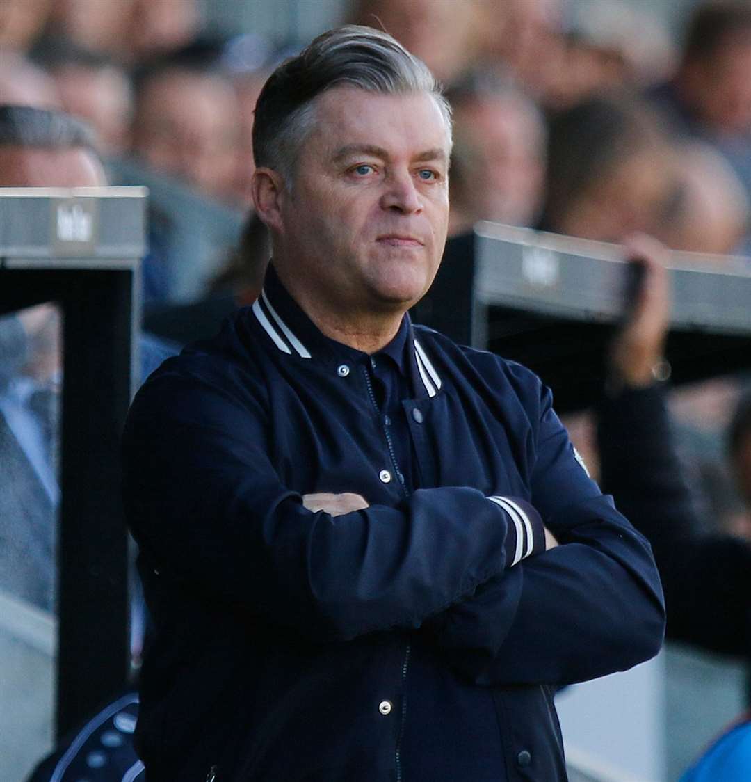 Dartford manager Steve King Picture: Andy Jones