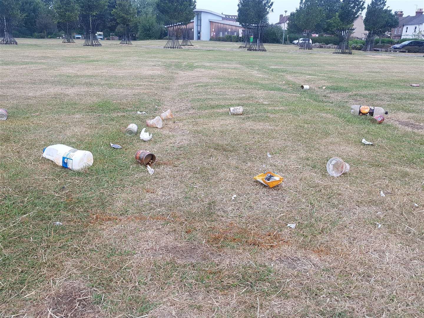 Nappies in bags were left at the site (2893430)