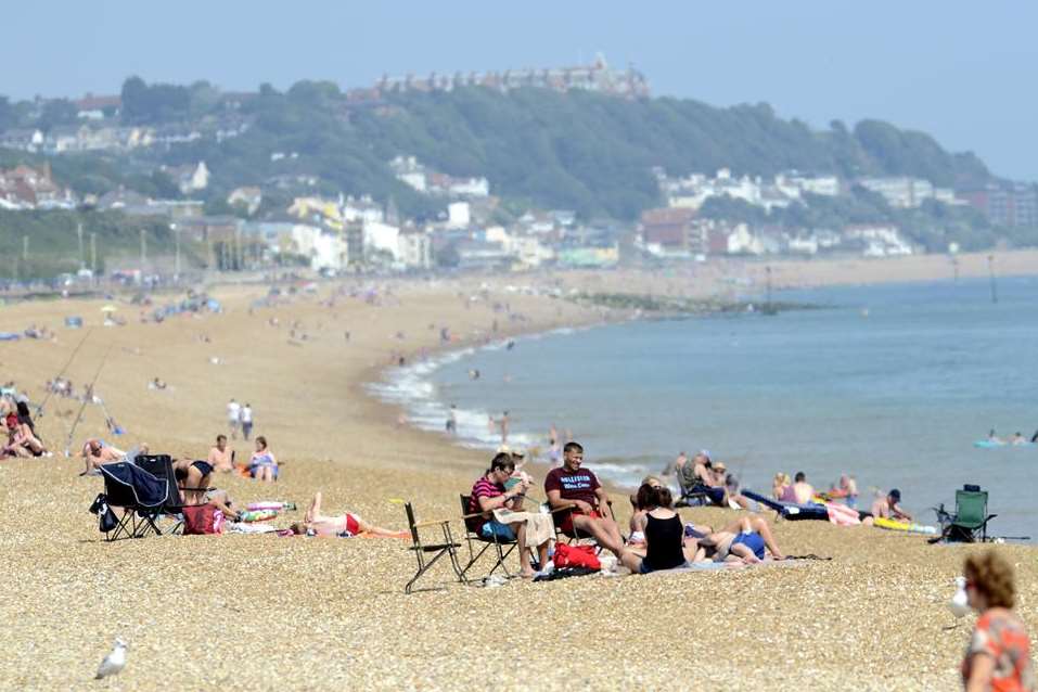 Hythe seafront