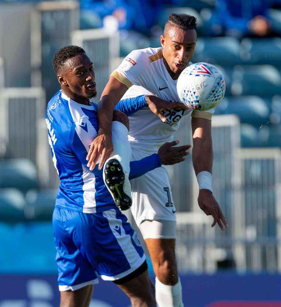 Gillingham forward Brandon Hanlan Picture: Ady Kerry