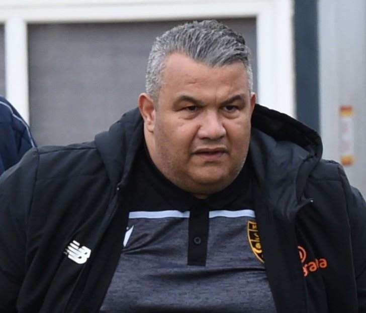 Maidstone United manager Hakan Hayrettin. Picture: Steve Terrell