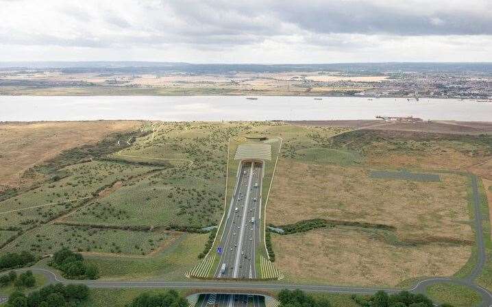 Proposed northern tunnel entrance to the Lower Thames Crossing. Picture: Joas Souza