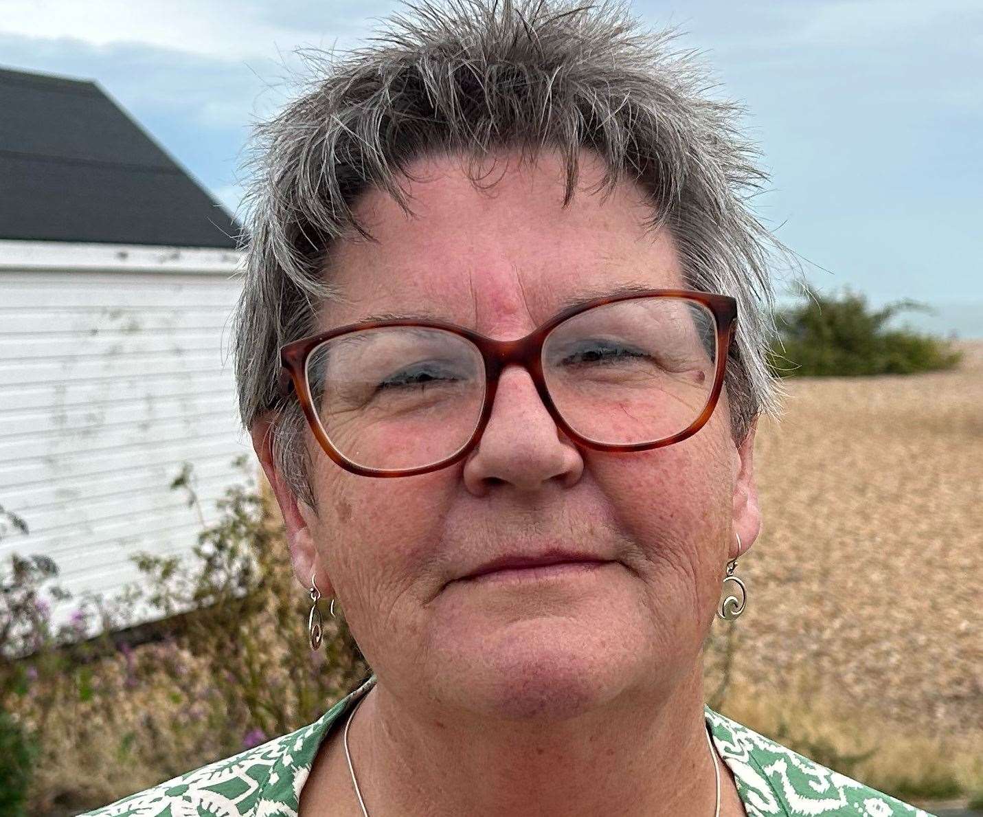 Jill Carter is a regular swimmer on Deal beach and says it is 'amazing' for her mental health