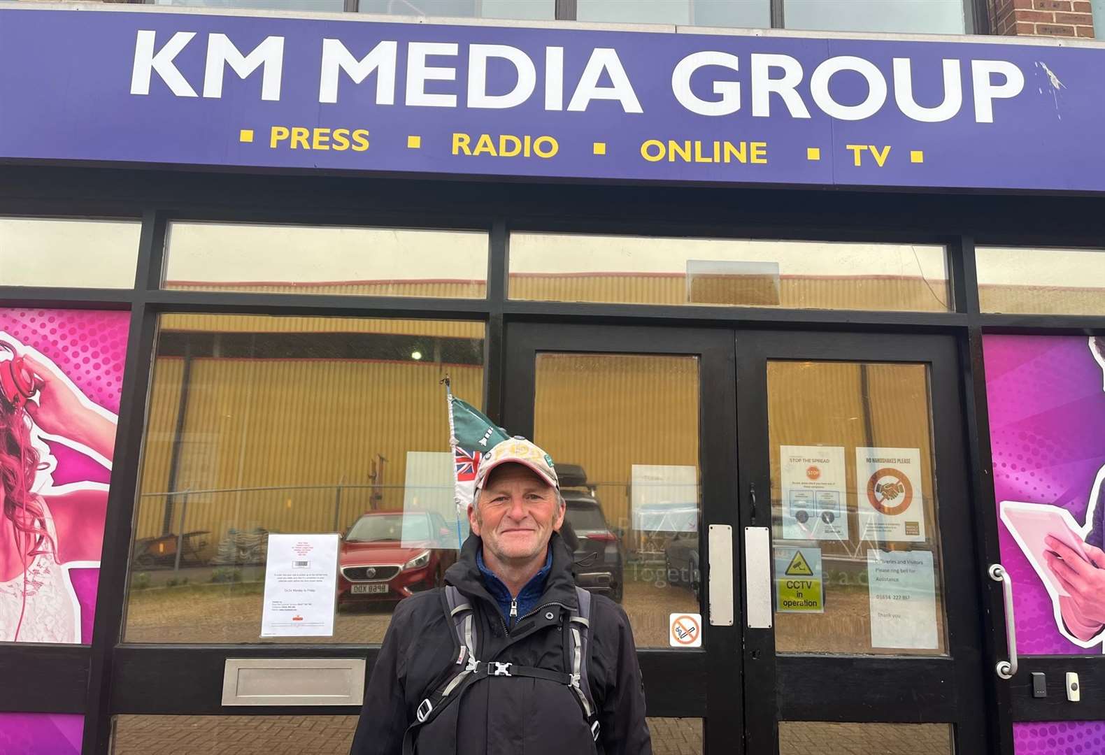 Jim visited the Medway Messenger office