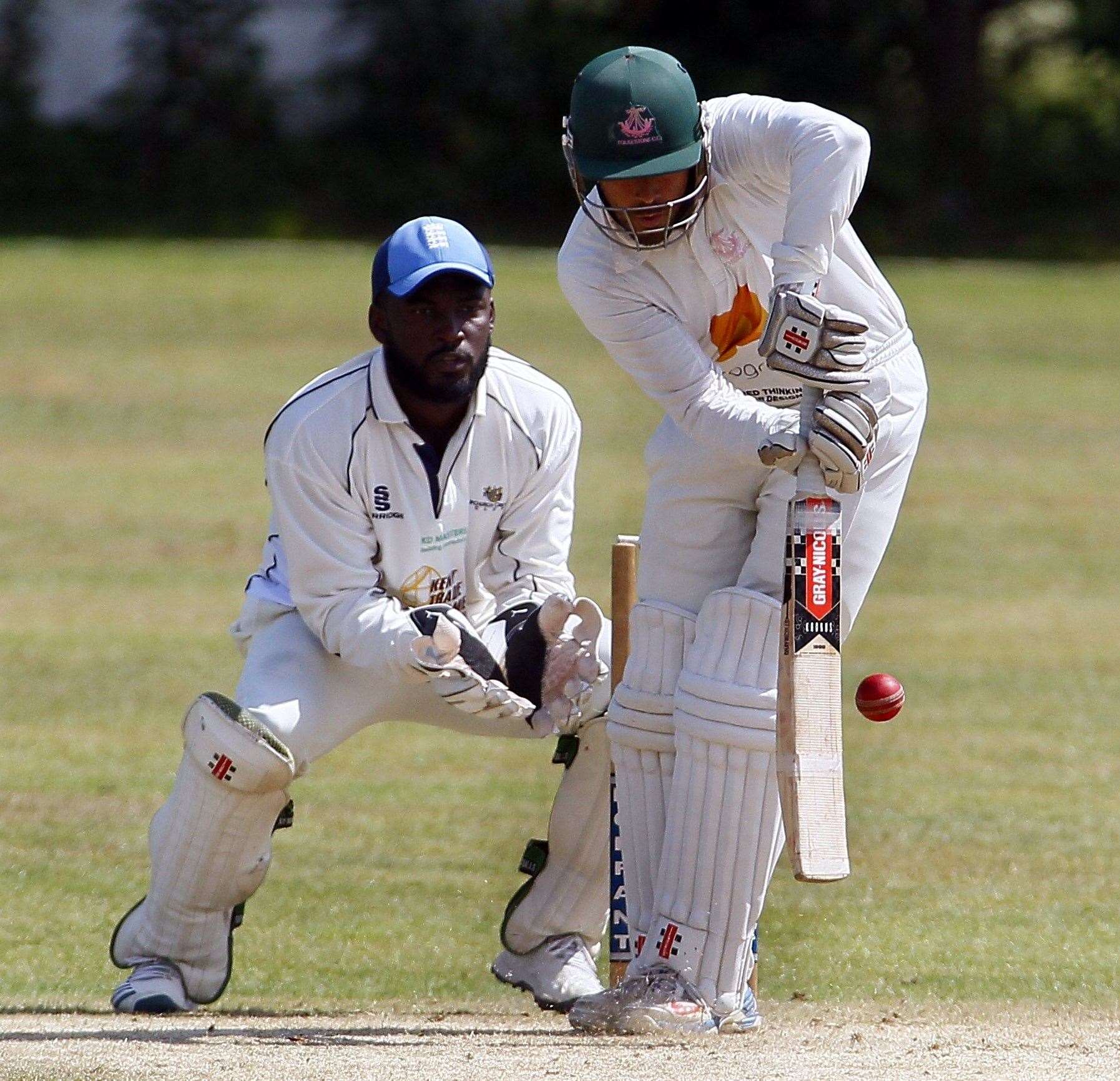 Upchurch against Folkestone at Upchurch Cricket Club, Holywell Meadow Picture: Sean Aidan