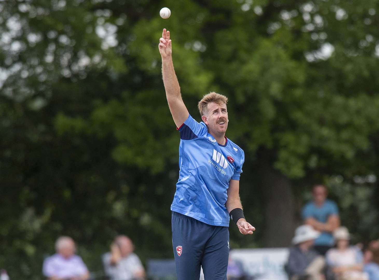 Kent's Fred Klaassen. Picture: Mark Westley