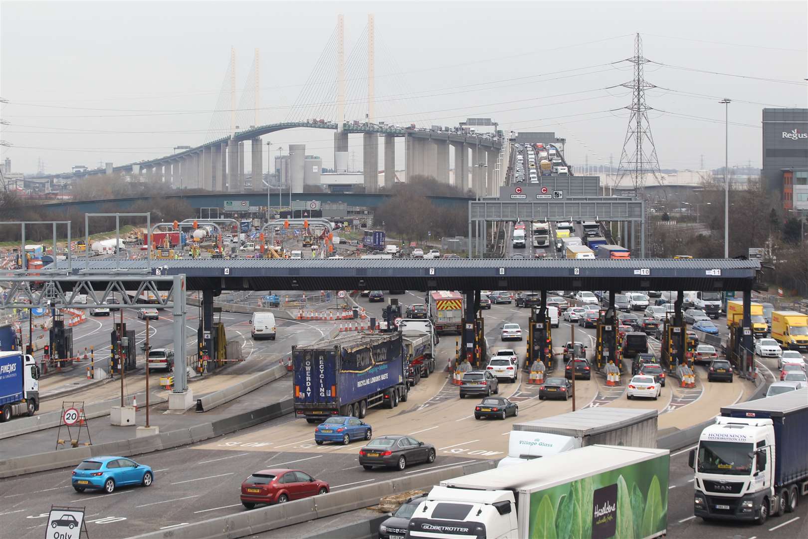 The Dartford Crossing. Picture: John Westhrop.