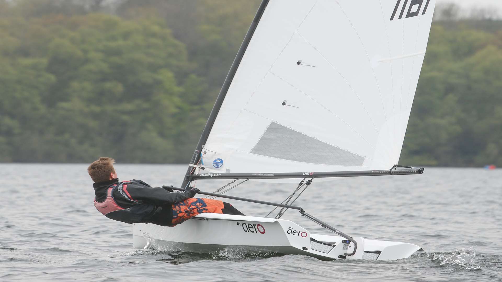 Sailor Lewis Keen at Bewl Water, Lamberhurst