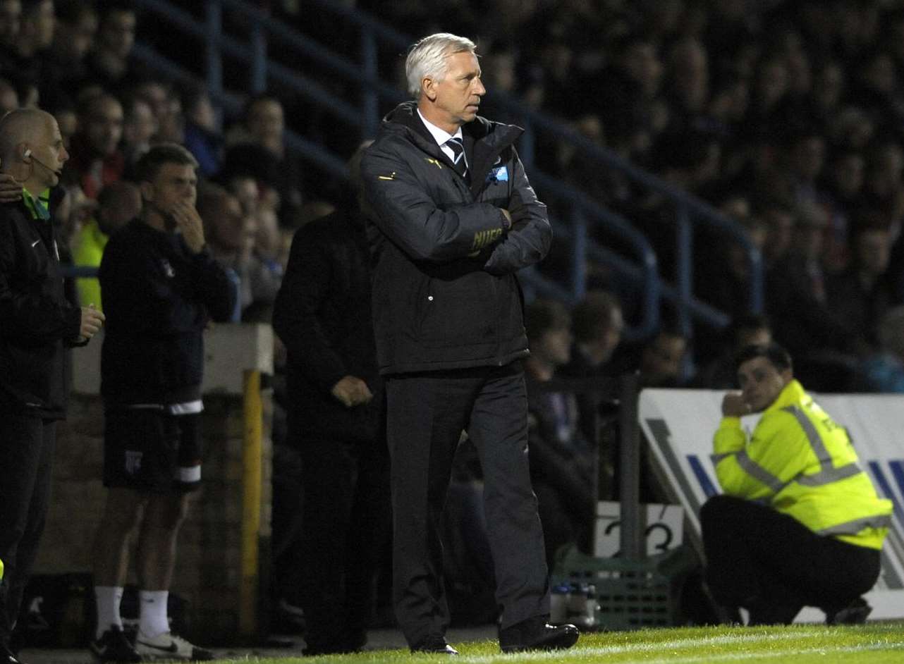 Newcastle manager Alan Pardew Picture: Barry Goodwin