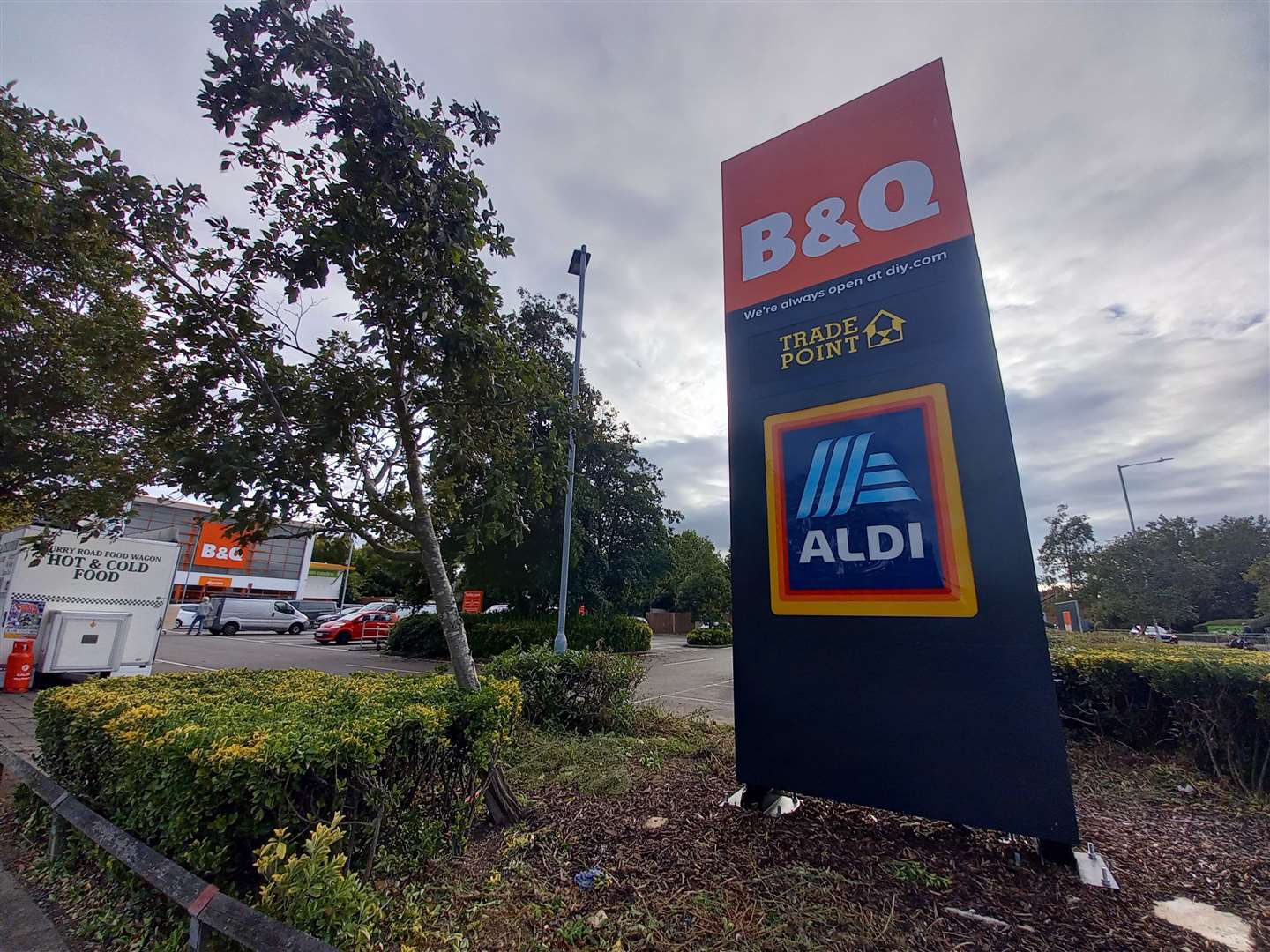 B&Q and Aldi now sit side-by-side in Sturry Road