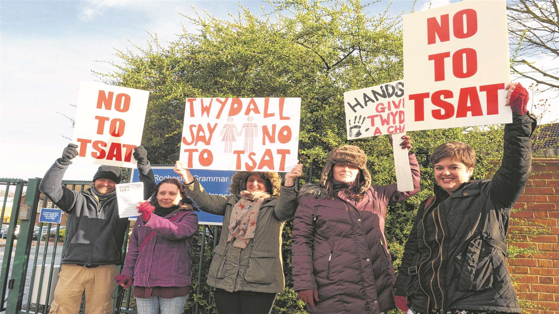 Nearly 400 people said they did not want Twydall to become an academy under TSAT.